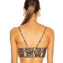 A.L.C. Bandier Scoop Neck Python Snakeskin Sports Bra XS NWT Photo 3