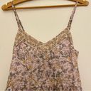 American Eagle Women’s  Light Purple & Yellow Romper w Adjustable Straps Size M Photo 2