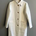 J.Crew  NWT Textured Wool Blend Coat in Ivory Size 8 Photo 3