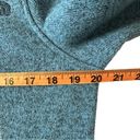 The North Face  Blue Heather Mock Beck Full Zipper Sweater Sweatshirt medium Photo 3