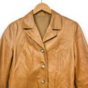 Vera Pelle VTG  Camel Brown Leather Jacket Lined Womens 44 (US Small / Medium) Photo 1