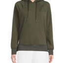 Athletic Works  Womens Hoodie Size Small 4-6 Olive Green New Photo 2