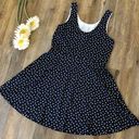 Divided  Navy and White Polk A Dot dress size 14 Photo 0