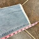 Revice Denim NEW REVICE High Waisted Jeans Denim Light Wash Raw Hem 29 NWT Photo 8