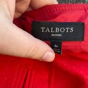 Talbots  Red Wool Blend Pencil Skirt | 4 Petite Photo 1