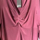 Torrid  Studio Knit Twist Front Bodysuit Size 3 NWT Wine Night out Photo 3