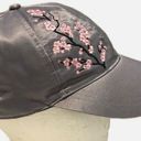 Blossom Gray Satin Cherry  Baseball Cap Hat Photo 0