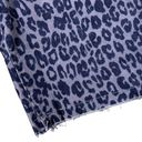 Anthropologie  | Blue Motif Cheetah Print Bermuda Shorts NWT Modest Size 27" Photo 3