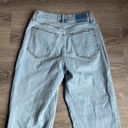 Abercrombie & Fitch  curve love Ultra High Rise 90s Straight Jean Criss Cross Photo 10