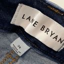 Lane Bryant  Womens Pedal Jeans Signature Fit Skinny Capri Dark Blue Wash Size 24 Photo 4