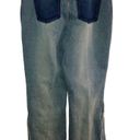 Moda  International Sequin Wide Leg Twisted Seam Jeans Photo 3