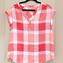 Krass&co NWT Khakis &  Gingham Blouse Top Small S Photo 0