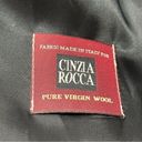 Cinzia Rocca Women’s Size 8 Black Wool Notched Collar Classic Coat Photo 8