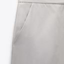 ZARA NWT  FULL LENGTH PANTS in gray. Size Medium Photo 3