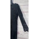 Orange Creek Women’s  Black Lace Overlay Dress Medium | Large Photo 2