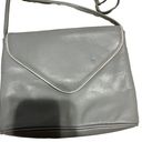 Saks 5th Avenue Saks fifth avenue Italy vintage grey leather crossbody bag Photo 0