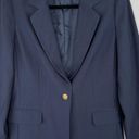 Rafaella  Petites Navy Blue Nautical Single Breasted Suit Blazer 10P NWT Photo 1