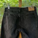 Rag and Bone  Women's Piper Low Rise Straight Jean Black Button Fly Size 27 Photo 3