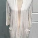 Wilfred  Free Aritzia Ivory Cream Zlata open front cardigan sweater size small Photo 1