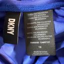 DKNY  LAPIS Peek-a-Boo Twist One-Piece Swimsuit Size 18 Photo 6