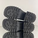 Soda Vintage Y2K Black Faux Leather Chunky Platform Lace Up Heeled Oxford Shoes Photo 9