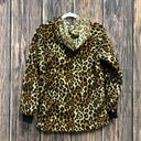 Victoria's Secret VS PINK Leopard Sherpa 1/2 Zip Photo 3