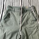 Gap  Green Barrel Khaki High Rise 90s Preppy Boho Tapered Jeans size 00 Photo 5