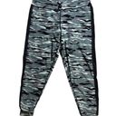 California Sport Camo Jogger Pants Drawstring Waist Black Racing Stripe Size XL Green Photo 6