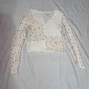 American Eagle Floral Patchwork Long Sleeve Photo 2