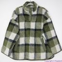 Madewell NEW  (Re)sourced Sherpa Popover Tunic Jacket in Plaid, M Photo 3