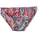 Tommy Bahama  Paisley Keys Twist Band High Waist Bikini Bottom Small NWT Photo 3