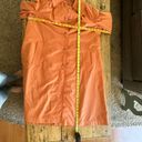 The Broadway Trench Coat Size 10 Orange Photo 8