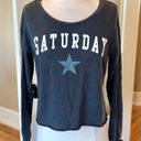 Grayson Threads Long Sleeve Crop Top Oversized XS Fits S M Shirt Photo 3