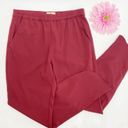 Marine layer  Allison High Rise Pant Cabernet Red Wine Photo 6