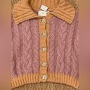 Lush Clothing NWT | Lush Shayla Rhinestone Button Cropped Cable Knit Cardigan Sweater | SZ M Photo 5