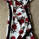 Red Floral Maxi Dress Multiple Photo 1