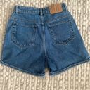 ZARA High Waisted Denim Short Photo 2