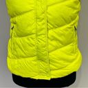 American Eagle Outfitters Women’s Down Puffer Yellow Zipped Hoodie Jack Vest M Photo 5