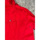 Cole Haan  Women’s S Hooded Packable Water Resistant Raincoat Jacket Red Travel Photo 10