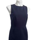 J.Crew  Sleeveless Sheath Dress Blue Bi Stretch Cotton Business Casual Knee 4 Photo 5