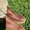 Justin Leather Cowboy Boots Photo 1