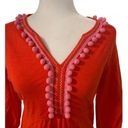 Boden USA Boden | Coral Pom Pom Beach Costal Grandma Preppy Dress Size 6 Petite  Photo 4