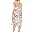 INC Women’s Printed Halter Neck Floral Midi Dress size Medium NWT Photo 1