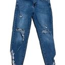 We The Free  People Distressed Skinny Ankle Crop High Rise Jeans Size 30 Blue Photo 0