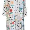 Eshakti Custom Cotton Spring Dress Pink Floral Polka Dot 2X 3X Half Sleeve Midi Photo 1