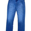 DKNY  Jeans Blue Denim Straight Leg Mid Rise Stretch 4 x 30 Pants Photo 0