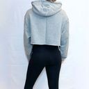 Nike Vintage Y2K  Court Heritage Custom Cropped Hoodie - Light Grey - M Photo 4