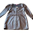 Betsey Johnson  | Hook Front Faux Leather Mini Dress | size 12 Photo 11