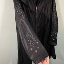 Torrid  X Harry Potter Black Deathly Hallows Faux Suede Embroidered Coat Size 2 Photo 9