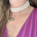 American Vintage Vintage “Fatima” Four Strand White Necklace Classic Style Neutral Bridal Choker Photo 11